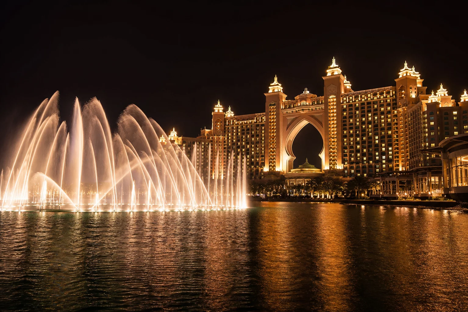 Center Strip fountains and grand avenues